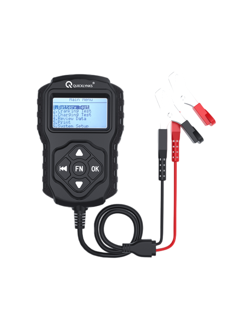 12V 24V Automotive Battery Load Tester 100-2000 CCA Car Battery Analyzer Auto Cranking and Charging System