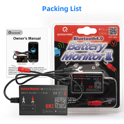 Hot Selling Classic Version Battery Monitor BM2 With Bluetooth 4.0 12V Battery Tester