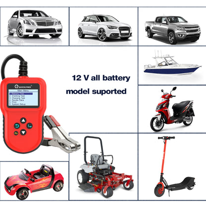 Lithium battery tester 12V CCA 220AH Automotive Load Battery Tester Digital Analyzer Bad Cell Test Tool for Car/Boat/Motorcycle