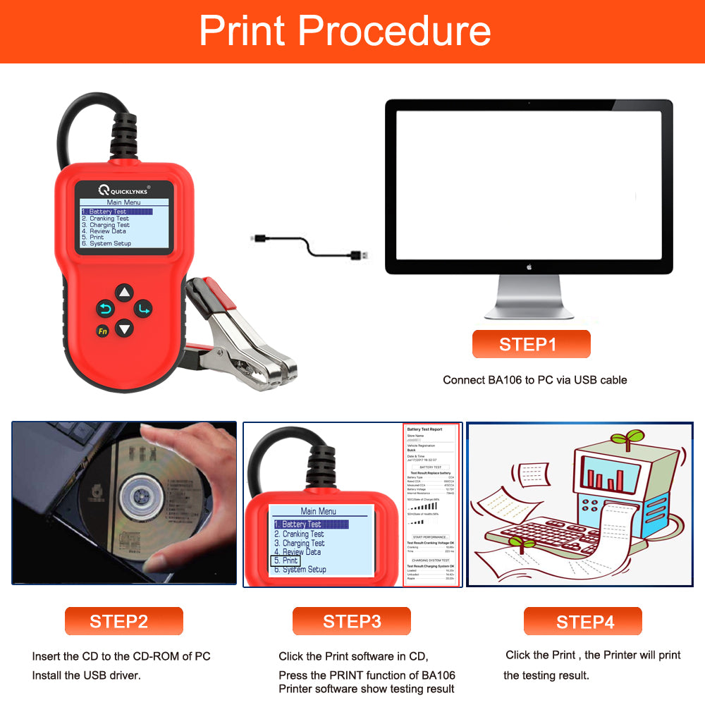 Lithium battery tester 12V CCA 220AH Automotive Load Battery Tester Digital Analyzer Bad Cell Test Tool for Car/Boat/Motorcycle