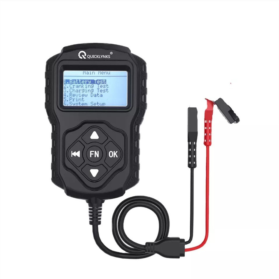 12V 24V Automotive Battery Load Tester 100-2000 CCA Car Battery Analyzer Auto Cranking and Charging System